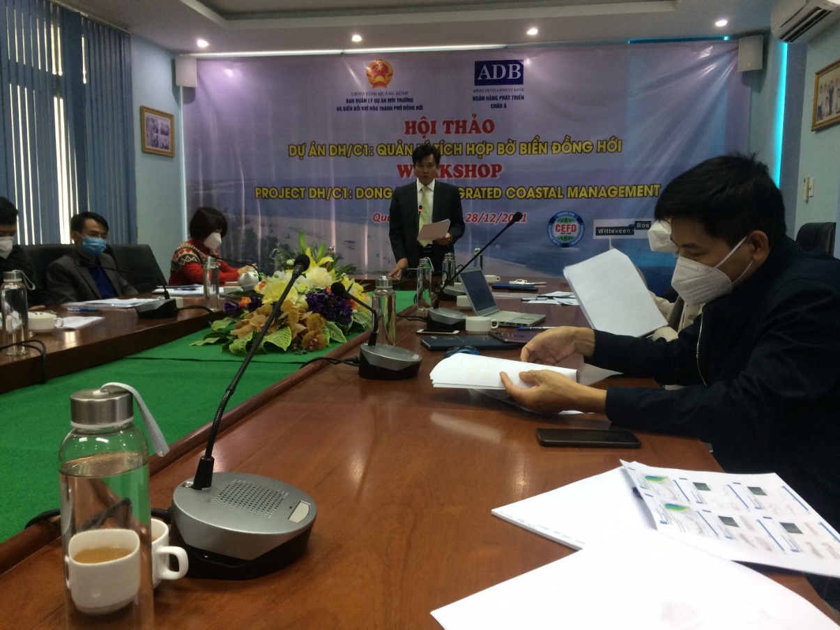 Hội thảo Tổng kết gói thầu DH/C1 Quản lý tích hợp bờ biển thành phố Đồng Hới 